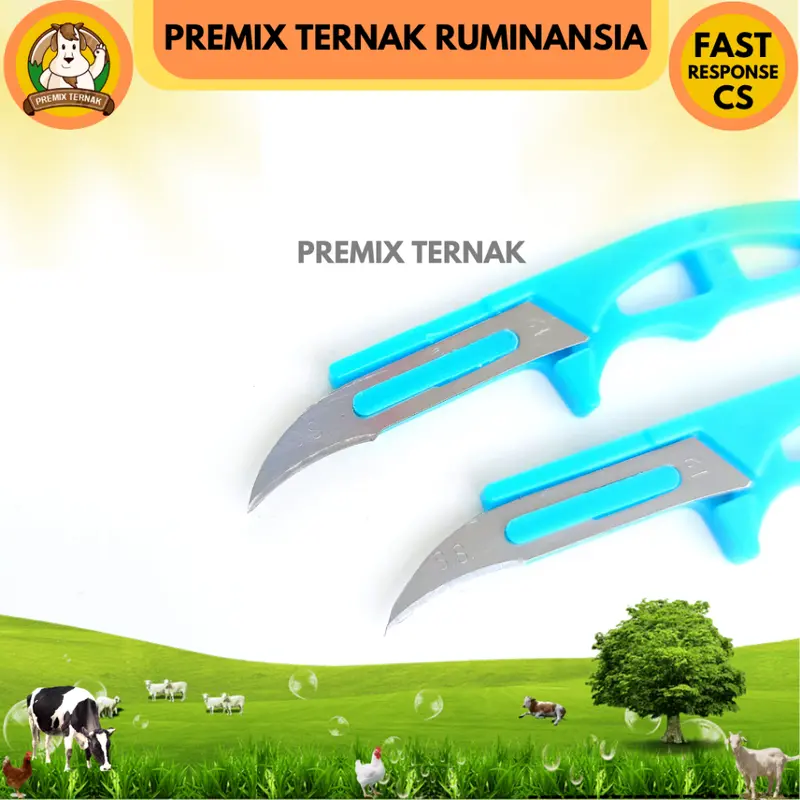Pisau Bedah dan Kebiri Hewan Ternak Kambing Domba Sapi Anjing Kucing Babi dll 1