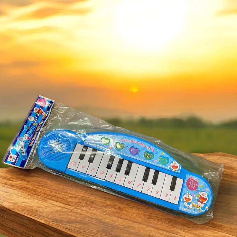 Túi Đàn Đồ Chơi Đàn Organ Doraemon Tiếng Việt Dùng Pin {DT - 8888A}, Đồ Chơi Đàn Trống Cho Bé – Nhịp Điệu Vui Nhộn 1