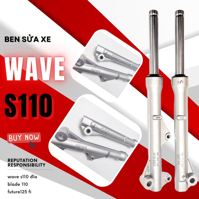Phuộc giảm xóc trước Wave S110 FI đĩa , Blade 110 , Future 125