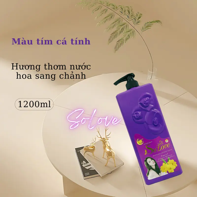 Combo 3 Sữa Tắm SOLOVE LINE Thái Lan 1200ml - Hương Sữa Dê, Hương Nước Hoa, Hương Hải Mã 8