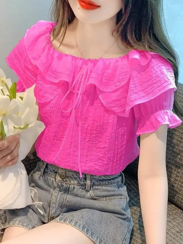Mum'smy shop A34 Áo bèo xinh xắn cho các Genz nhé! Nữ Women Top