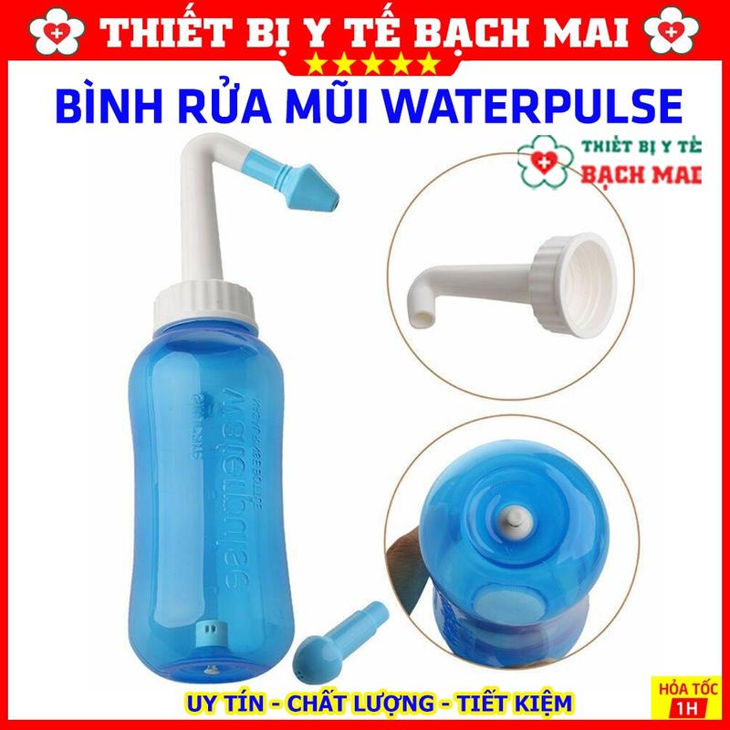 Bình Rửa Mũi WATERPULSE 300/500ml Hỗ Trợ Rửa Sạch Mũi, Viêm Mũi, Viêm Xoang, Dịch Mũi, Nghẹt Mũi 7