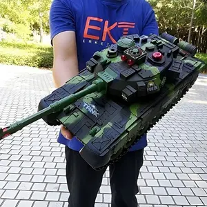 Mainan RC War Tank Besar Leopard Remote Control - Mainan Mobil Battle Tank Remot Kontrol Anak Edukatif