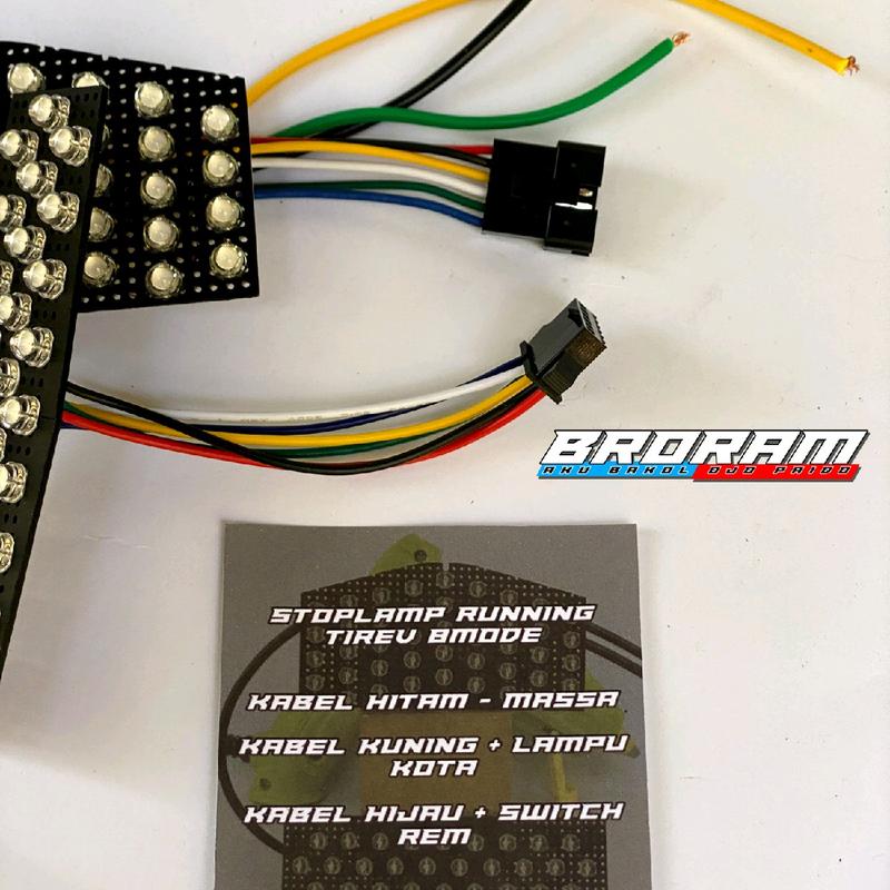 STOPLAMP RUNNING TIREV "tiger revo" 8 MODE OTOMATIS 2