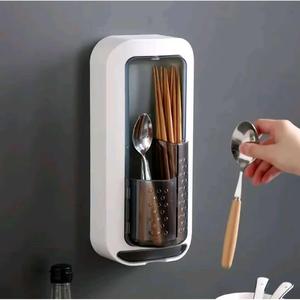 HD [Waterproof & Dustproof] Wall-Mounted Storage Box | No-Drill Organizer for Kitchen, Bathroom & Makeup