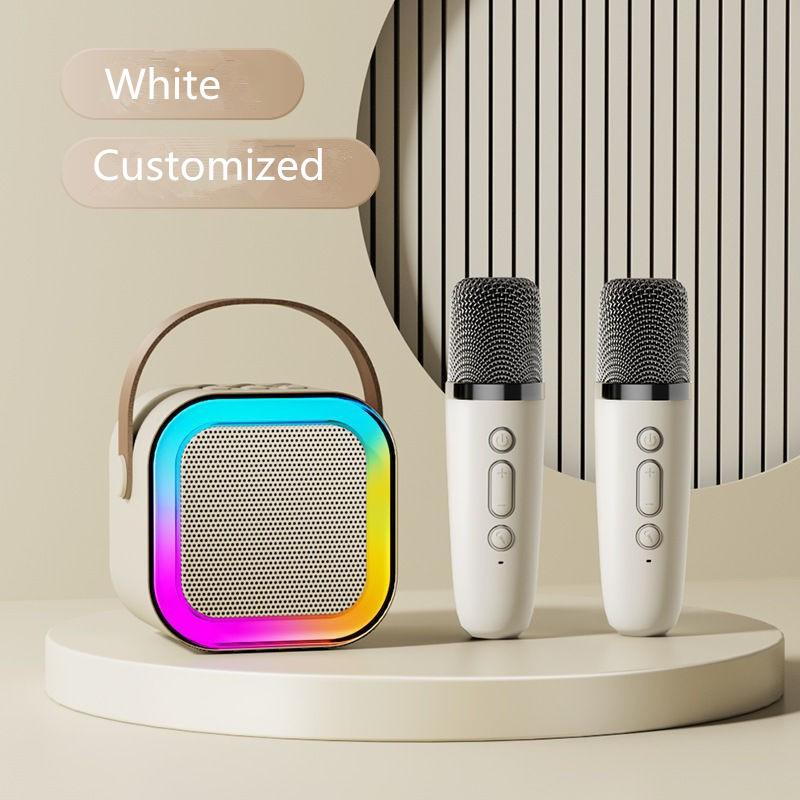New Bluetooth speaker, microphone, all-in-one handheld small speaker, home portable outdoor karaoke Bluetooth small speaker 3