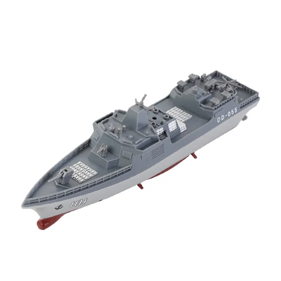 Children 2.4G Remote-Control Ship Summer Water Electric Warship Speedboat High-Speed Remote Control Destroyer Toy waterproof rc