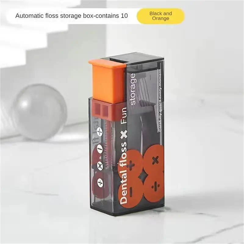 Hộp Chỉ Nha Khoa Tự Động, Hộp Chỉ Nha Khoa Cầm Tay Với Que Chỉ Nha Khoa Bật Lên Hộp Lấy Chỉ Nha Khoa Và Đựng Đồ 7