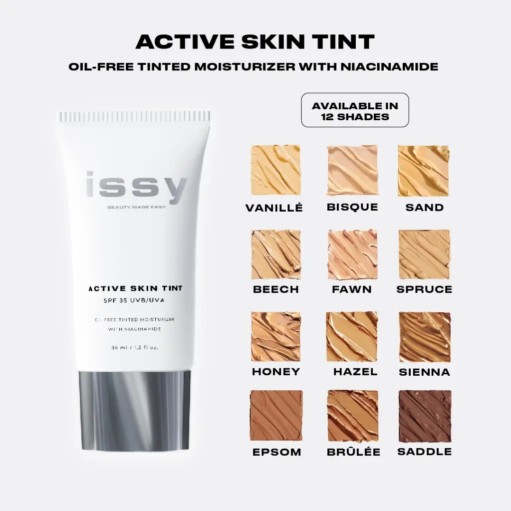 Issy Active Skin Tint SPF 35 with nicotinamide