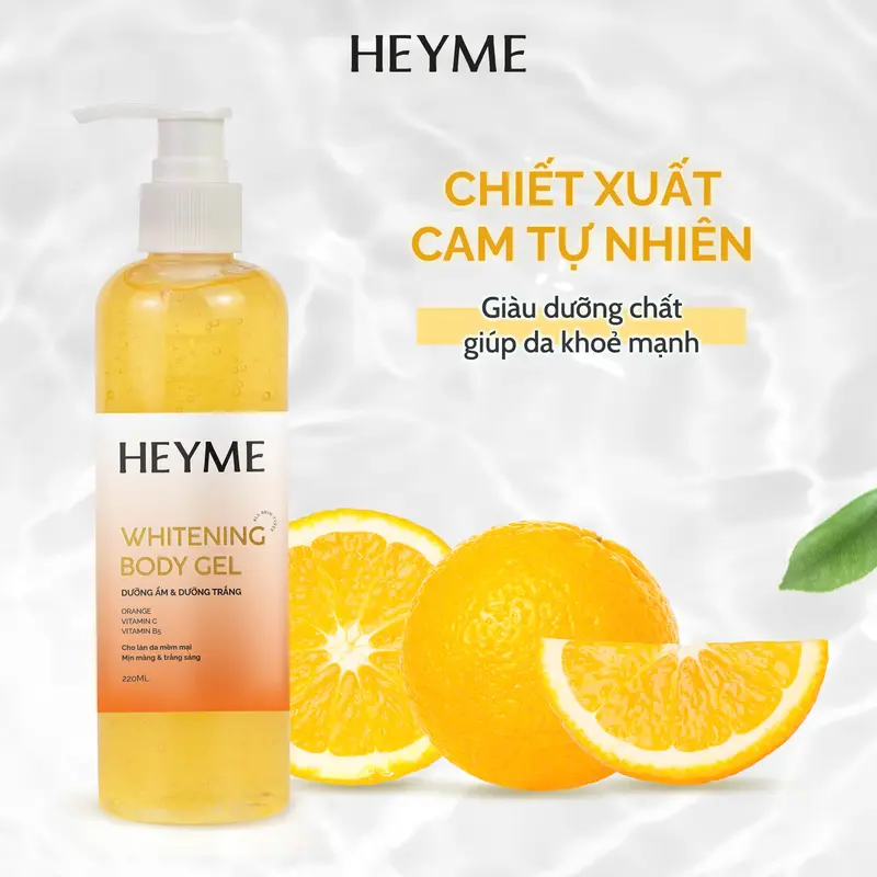 COMBO HEYME GIẢM MỤN DƯỠNG ẨM MÙA ĐÔNG - Sữa tắm Heyme và Gel dưỡng thể dưỡng trắng cho làn da mịn màng khỏe mạnh 6