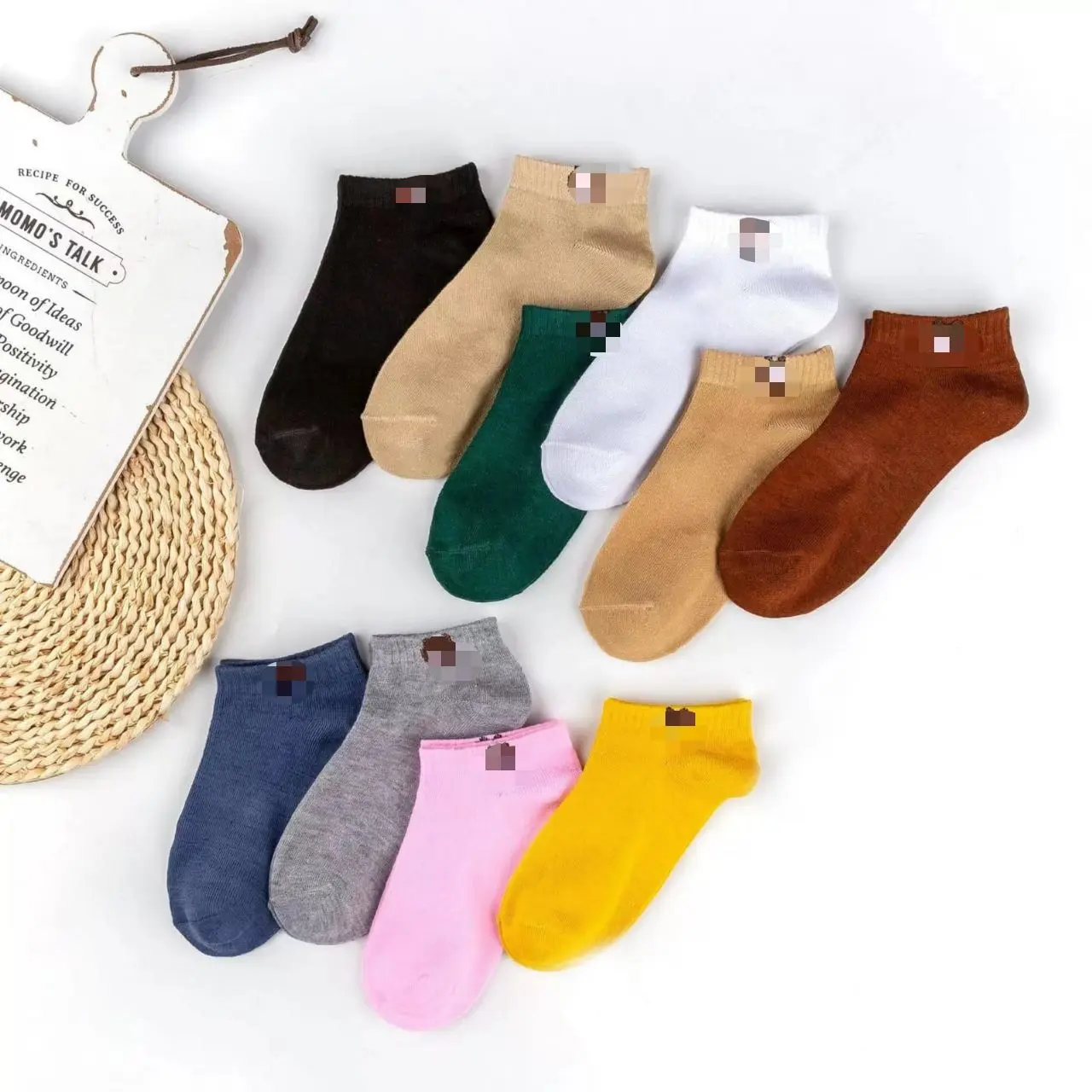 WDS Kaos Kaki Pendek karakter Brown Import Murah Dibawah Mata Kaki Kaos Kaki Pria Wanita  Office Sport Fashion Olahraga Katun Panjang