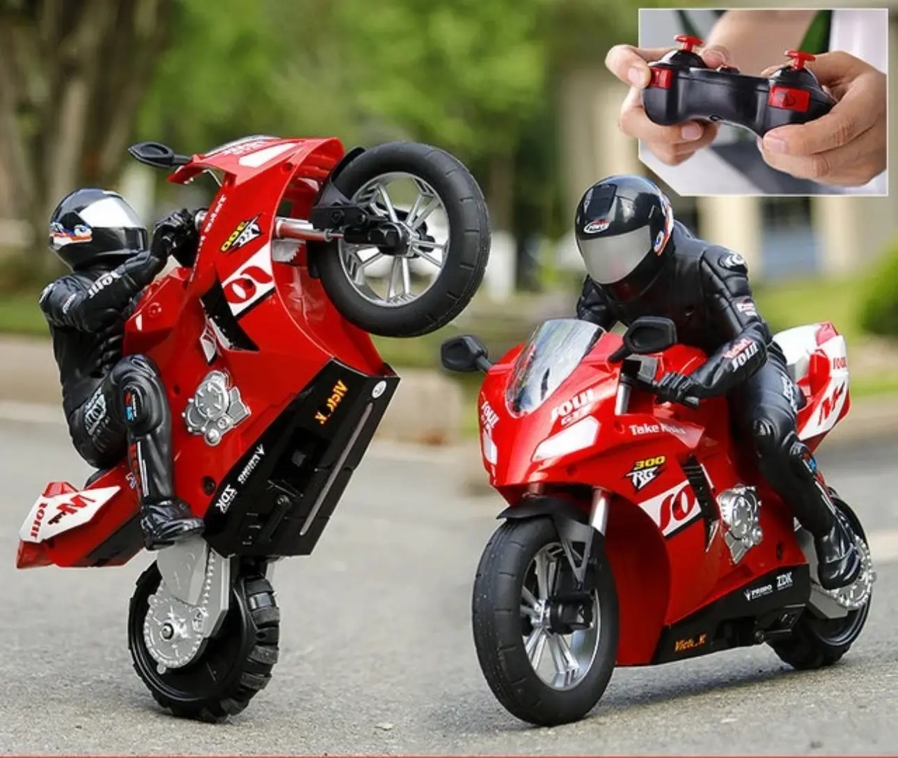 Moto điều khiển từ xa TỰ CÂN BẰNG tỷ lệ 1:6 kích thước lớn