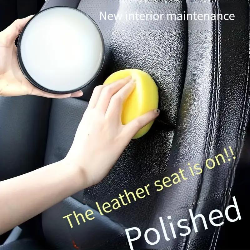Product Introduction of Car Leather Seat Maintenance Care Oil, 1 Count Multifunctional Leather & Interior Cleaning Care Cream, Professional Car Interior Care Product 2