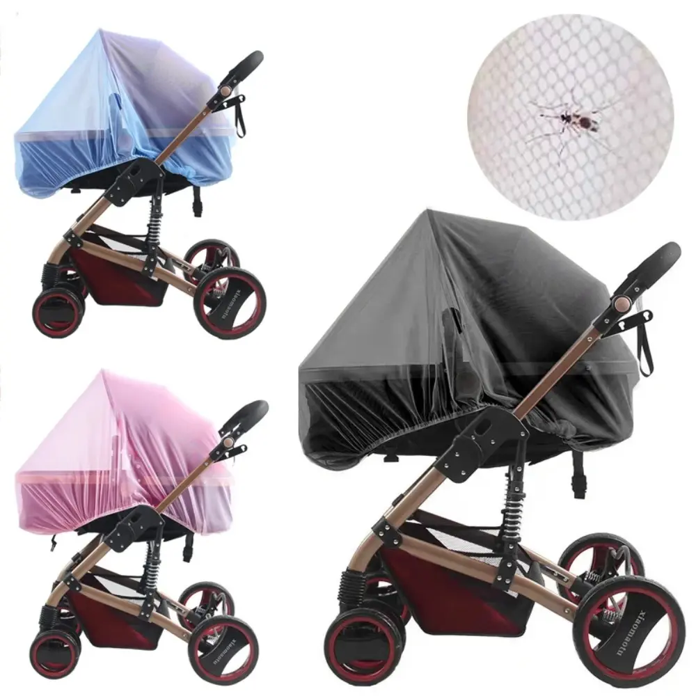 1PC Baby Stroller Mosquito Net Pushchair Mosquito Insect Shield Net Safe Infant Protection Mesh Stroller Accessories