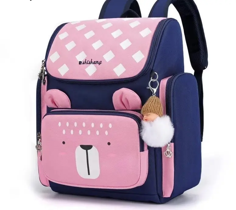 Tas Ransel Anak Tas Sekolah  Anak TK SD Motif Beruang Tas Punggung karakter kekinian Terbaru Fashion 3