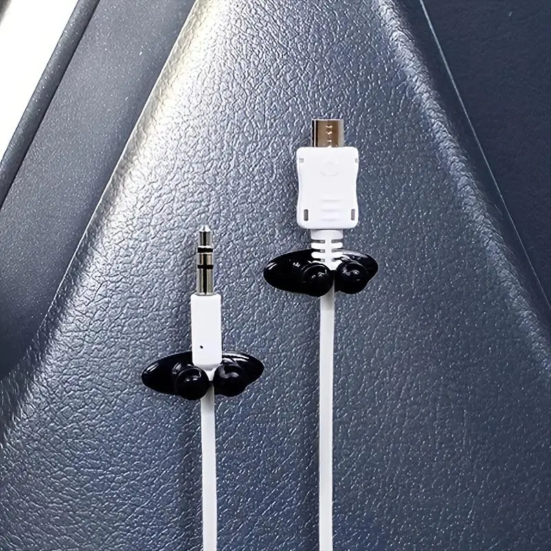 Car Cable Organizer, Multifunctional Car Cable Tie Clip, Heat Resistant & Anti-slip Cable Tie Clip, Car Interior Accessories 7