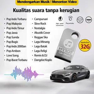 Flashdisk Musik Terlengkap - USB 32GB Berisi 7000 Lagu Musik populer, lagu yang sedang ngetren dan fashionable（typec/USB）