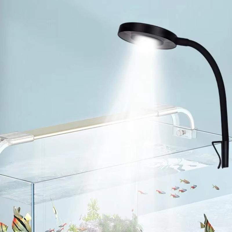 Lighting LED Clip on Aquarium Light 8W USB Plug Fish Tank Lamp Waterproof Adjustable Brightness Fish Light Clamp Aquariums Decor 1