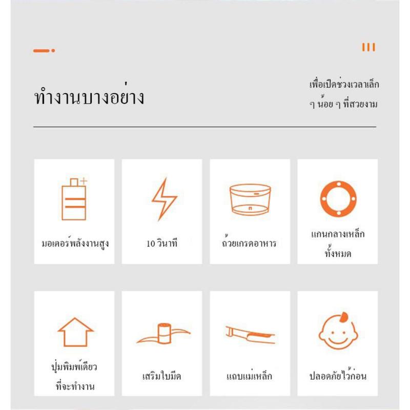 Product Introduction of เครื่องปั่นพริกแบบชาร์จ USB เครื่องบดกระเทียมไฟฟ้ามินิเครื่องบดไร้สายขนาดเล็ก Chili Garlic Chopper เครื่องปั่นมัลติฟังก์ชั่น 18