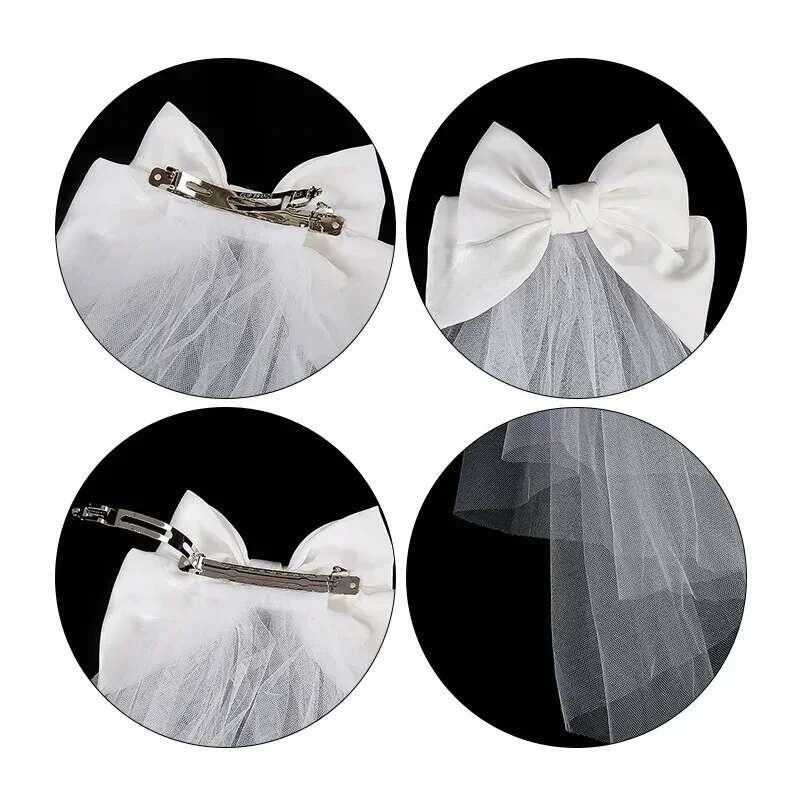 2025 New Hen Bridal Bow Veil Bachelorette Wedding Decoration Bride To Be Gift Party Supplies 1