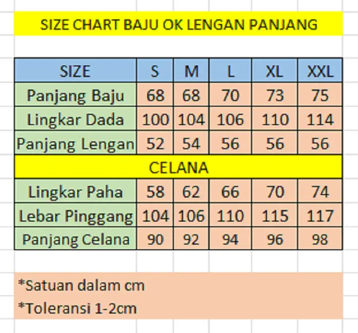 Baju Jaga Ok Jogger Cargo Lengan Pendek Toyobo 1