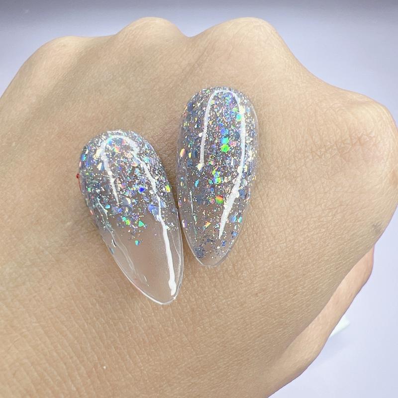 Sơn gel nhũ bạc lẻ chai chai 15ml sơn móng tay làm nail