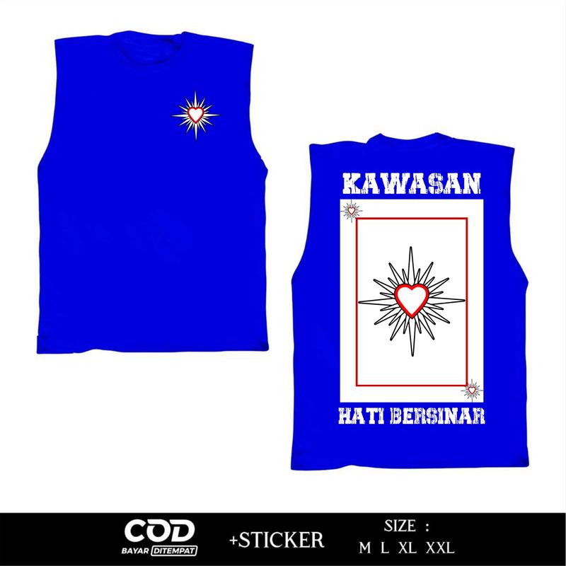 Kaos Singlet PSHT Kawasan Hati Bersinar Sablon DTF Desain Terbaru By Sablonkita 3