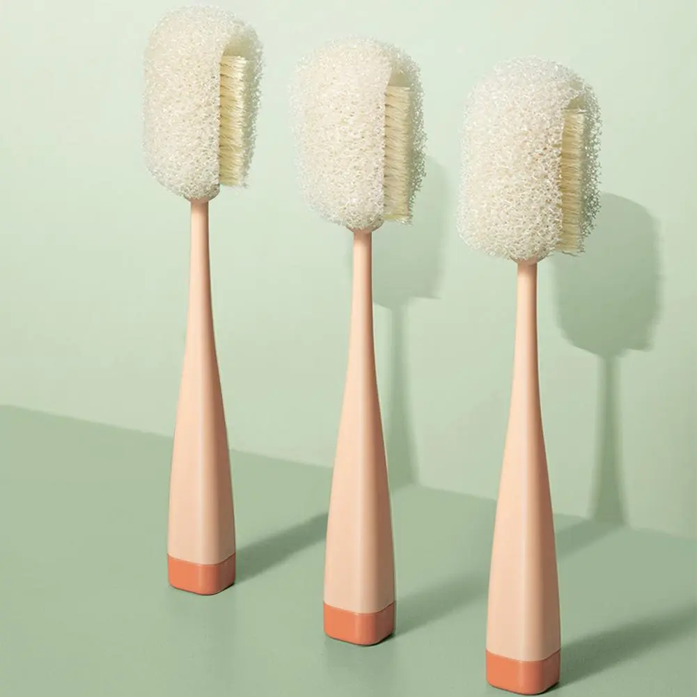 Fashion Dishwashing Foam Sponge Baby Bottle Cup Cleaner Brush Bottle Cleaner Tool