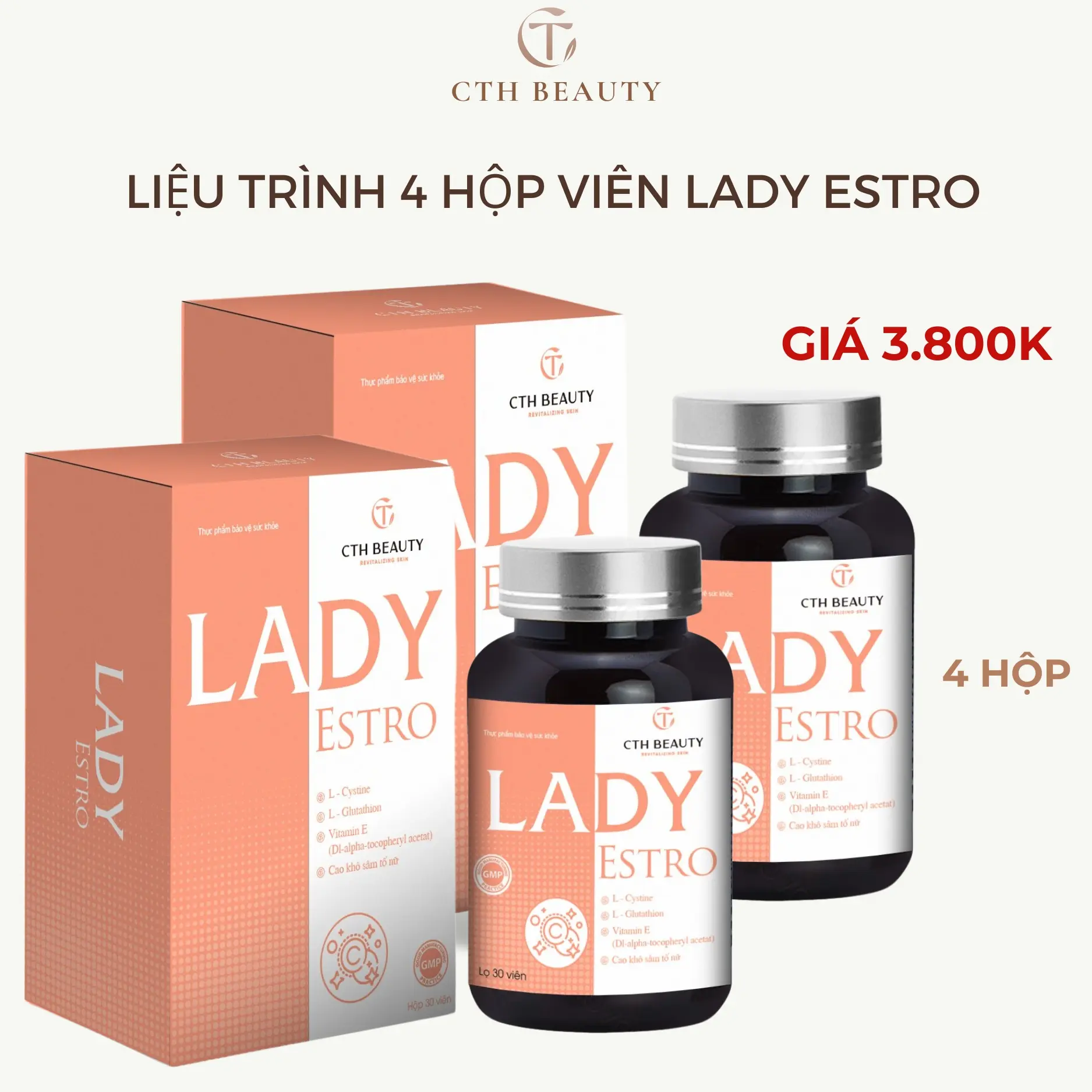 VIÊN LADY ESTRO - NHIỀU NƯỚC HẠN CHẾ KHÔ HẠN - Hồ Thương CthBeauty