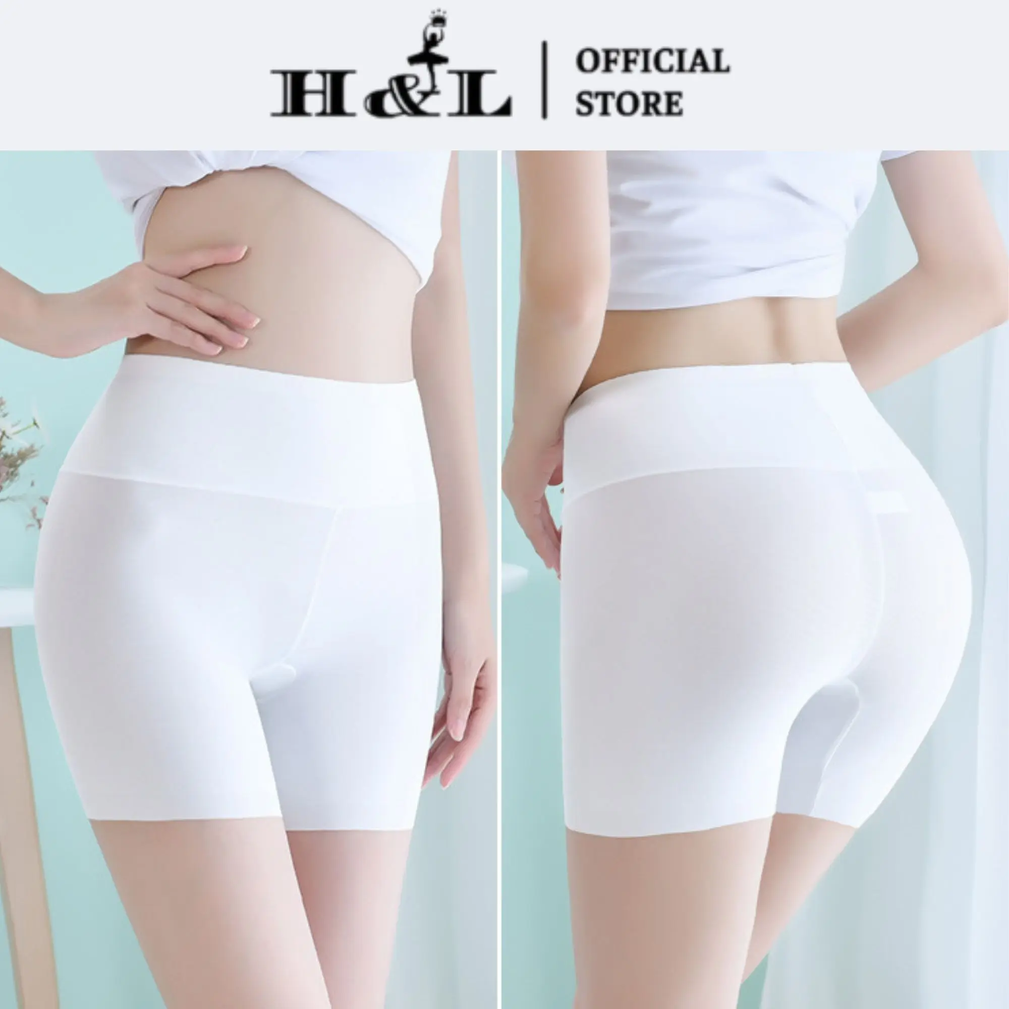 Quần Mặc Váy Chất Su Lạnh Thoáng Mát Cạp Cao Không Lộ Bụng HLBOUTIQUE V8941