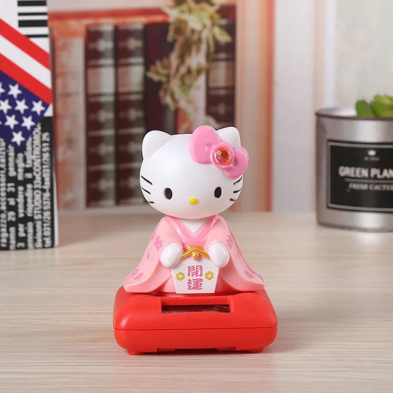 Product Introduction of Kawaii Sanrio Solar Slug Desktop Home Decoration Accessories Dashboard Ornament Kids Charm Hobby Toys 8
