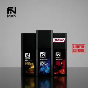 FN Man 2 In 1 Body Spray Down Street 115 Ml / Parfum & Body Spray Pria