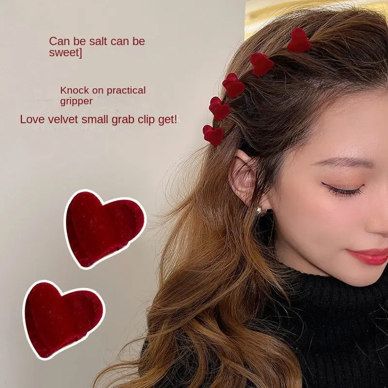 Kẹp Hàm Nhỏ Đổ Xô Tình Yêu Thỏ, Kẹp Tóc Viền Dễ Thương, Kẹp Bên, Kẹp Nhỏ Phụ Kiện Tóc Mini, Dành Cho Nữ, Kẹp Tóc, [Chọn Nóng] 4