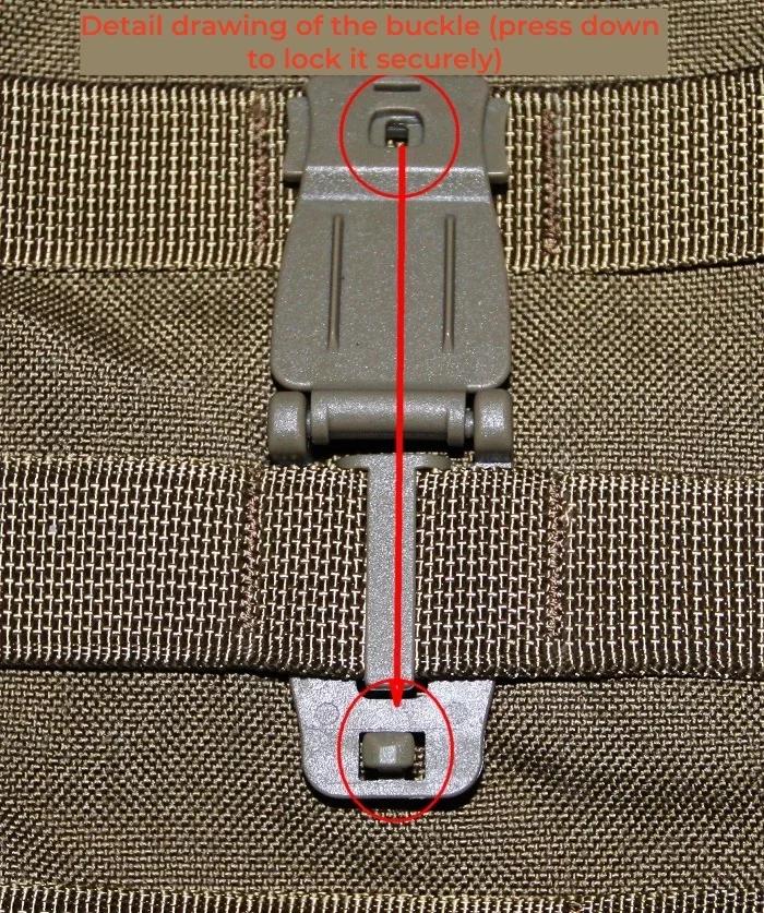 Product Introduction of Webbing Belt Clip Strap Link Tactical Buckle Bushcraft Backpack Bag Connect Kit Outdoor Molle Attach Hike Camp 16