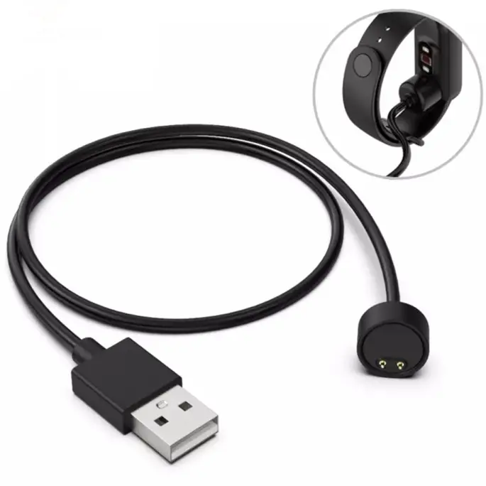 Kabel Charger Mi Band Dock 30cm for Xiaomi Mi Band 5 6 7 - EDCS300 - Black 0
