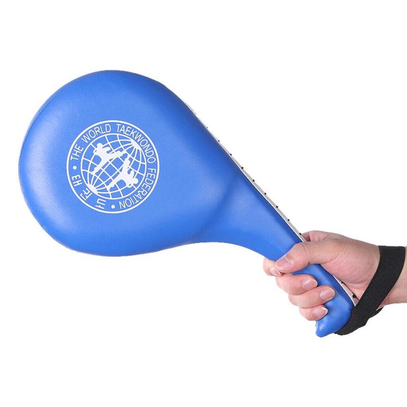 Product Introduction of Kids Freestyle Fighting Wushu Training Sanda Foot Pad Side Kick Pad Boxing Pad Training Foot Target Chicken Leg Target 14