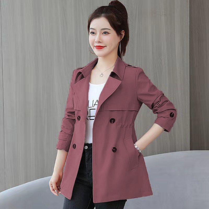 Product Introduction of Áo khoác ngoài, Dài Trung Bình Dành Cho Nữ, Bó Sát Eo, Thanh Lịch Và Ôm Sát, Thích Hợp Cho Mùa Xuân Và Mùa Thu, Cỡ Nhỏ Áo Khoác Nữ Top Jacket Women Có Cổ 6