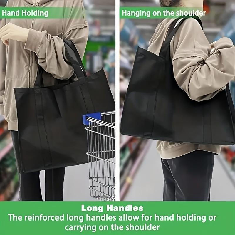 Reusable Shopping Bag, 1 Count Foldable Tote Bag, Storage Bag for Home Office School, Home Organizer for Daily Use 2
