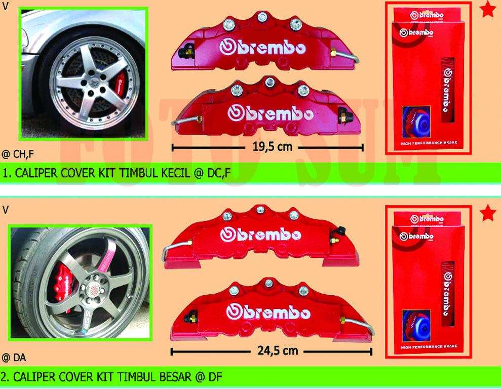 Brembo Brake Caliper Cover Brembo MOBIL 1SET