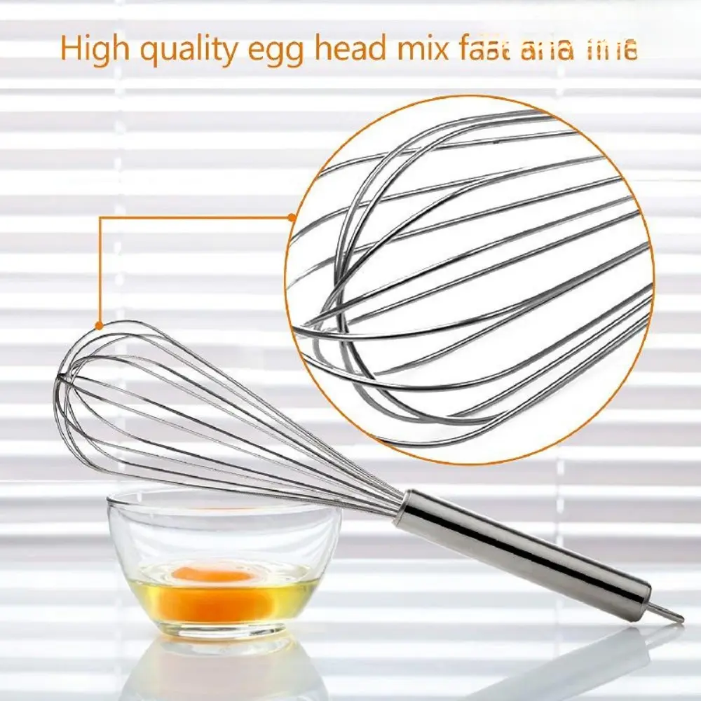 Máy Đánh Trứng Bằng Thép Không Gỉ, Cầm Tay, Máy Đánh Trứng