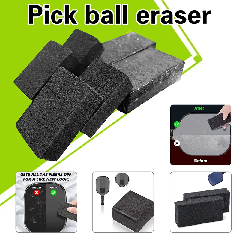Bàn Đá Pickleball, Dụng Cụ Tẩy Vợt Sợi Carbon, Dụng Cụ Loại Bỏ Bụi Và Bụi Bẩn An Toàn, Thích Hợp Cho Các Môn Thể Thao Ngoài Trời, Giúp Trầy Xước, Thân Thiện Với Người Dùng 2