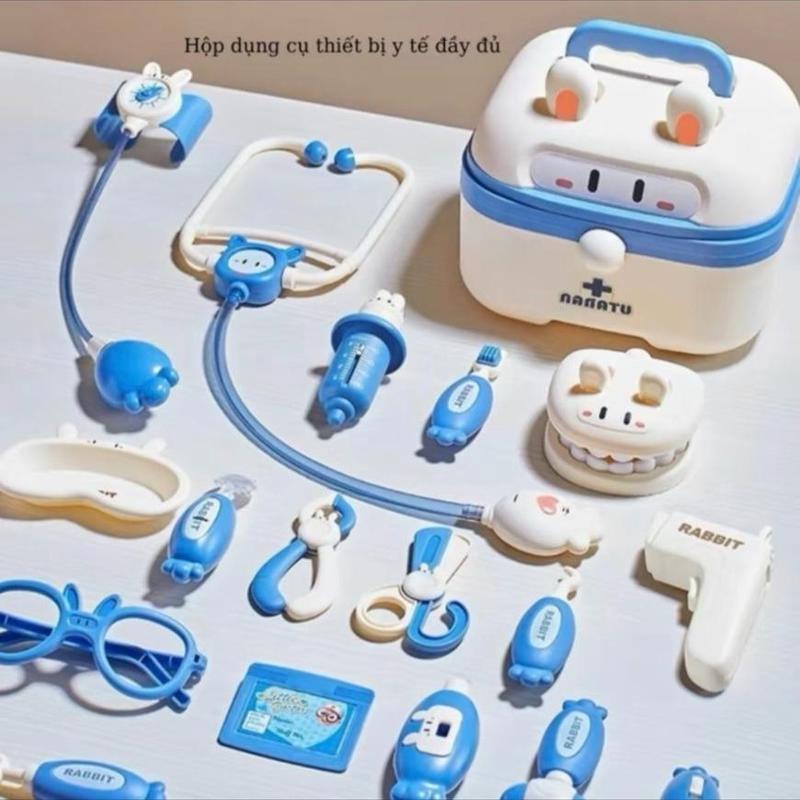 Product Introduction of Hộp Đồ Chơi Bác Sỹ Hình Thỏ Dễ Thương Loại 36 Chi Tiết Có Hôp Đựng Cao Cấp Toy Câu Cá 5