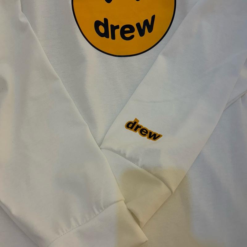 Áo thun dài tay Dreww Mặt Cười Màu trắng - Áo nỉ dreww 3