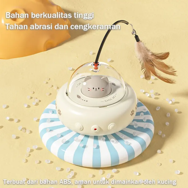 2 in 1 Mainan Hewan Peliharaan Listrik /Baru Cerdas Interaktif Kucing Mainan/Mainan Untuk Kucing Mainan Bulu/Mainan Kucing Sensor Listrik 3