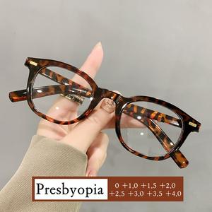 Kính Đọc Sách Nữ, Phong Cách Cổ Điển Thời Trang, Kính Mắt Nữ, Chống Ánh Sáng Xanh, Với Kính Mắt Diopter, Ống Kính HD Hợp Xu hướng Kính Mắt Viễn Vọng, Có Sẵn Trong 0 Đến + 4.0