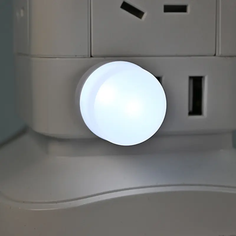 USB Night Light LED Small Round Light LED Night Light Portable Mini Eye Protection Atmosphere Light Mobile Plug-in Night Light