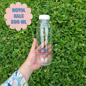 Botol Kale 500 ml / Botol Kopi - Jus - Susu (10 Pcs) TEBAL 48 gr