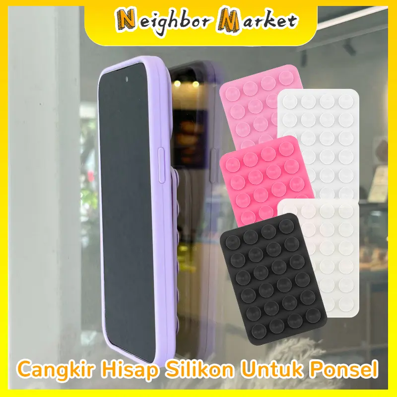 80*55MM Tempelan Hp/Holder Gurita Tentakel 3M/Perekat Hp/Gurita Tentakel Motor Gojek Grab