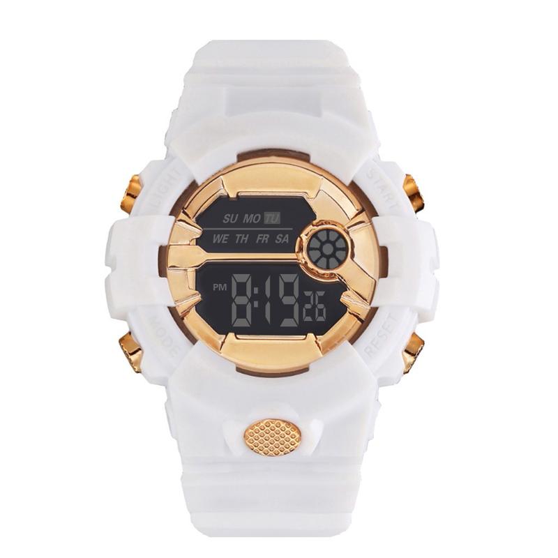 Product Introduction of Đồng Hồ Đeo Tay Thể Thao Reloj Cho Nam, Thời Trang Mới, Màn Hình Điện Tử, Không Thấm Nước, Lcd, Kỹ Thuật Số, Đồng Hồ Bấm Giờ, Ngày Tháng, Cao Su 45