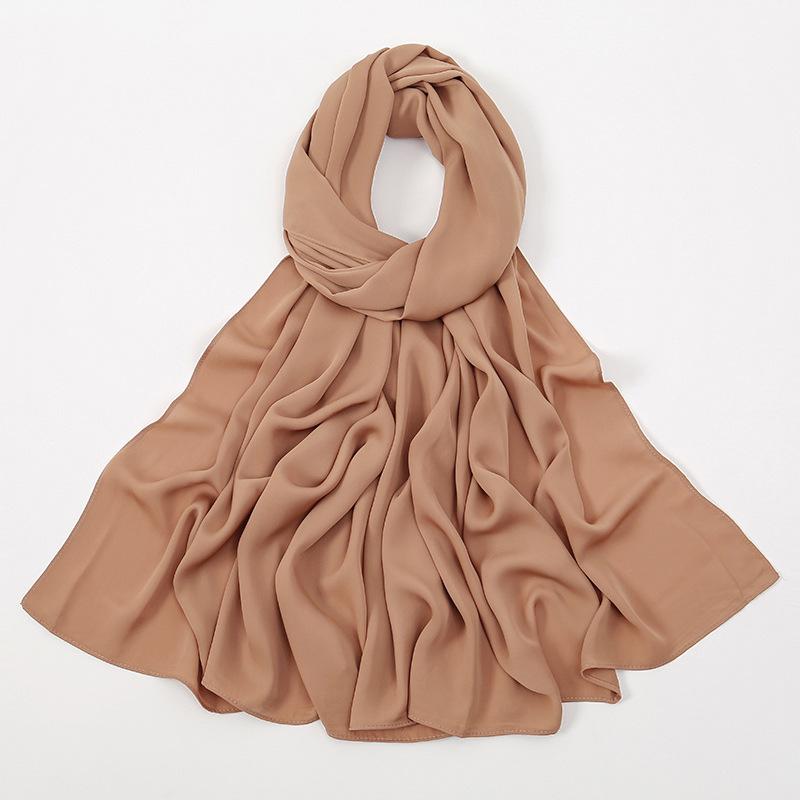 Product Introduction of Shawl flowy chiffon，Shimmer，Shawl malas，Tudung shawl ，Soft pink shawl，Hitam，Oatmeal，Cream，Grey，Putih，Nude 5